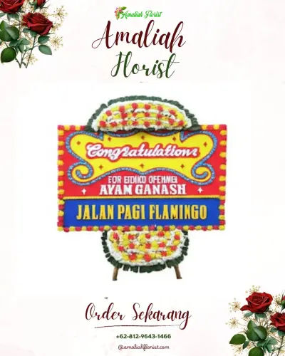 Bunga Papan Congratulation di Nongkosawit